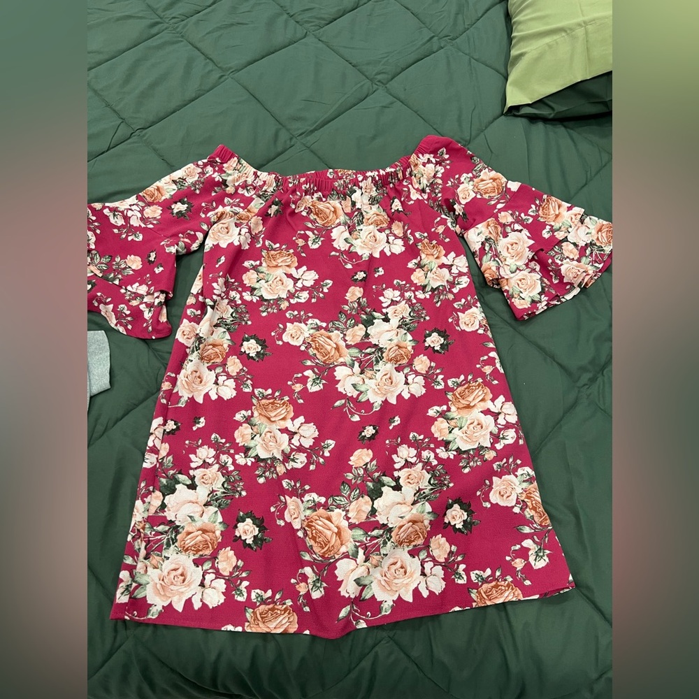 Xhilaration dress, knee length. Can be worn off shoulder.